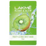 Lakme Blush & Glow Fruity-Licious Sheet Mask, Kiwi 20 ml
